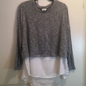 Ava & Viv top sleeveless top with sweater size 1x